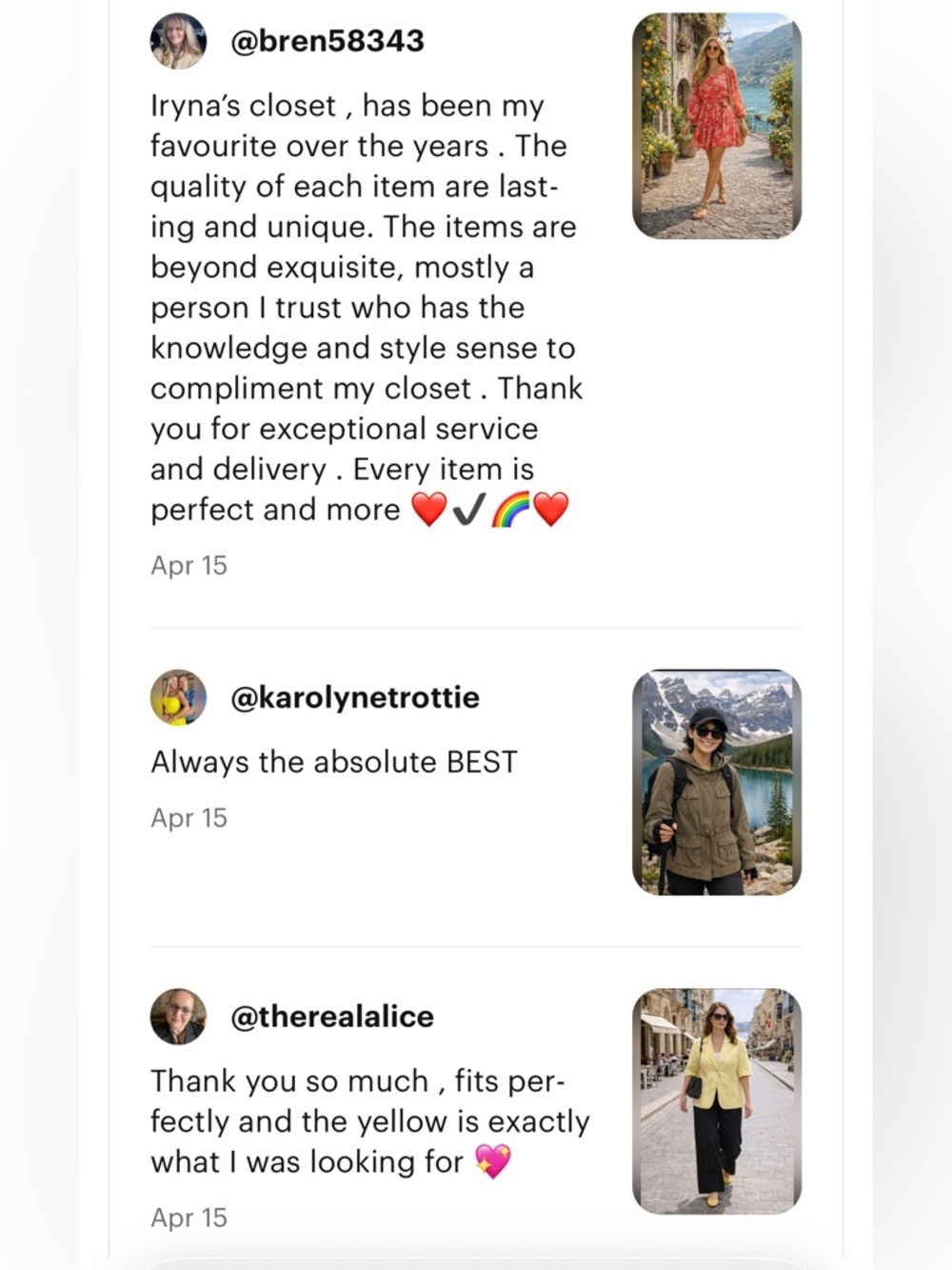 Grateful for amazing customers like you ❤️